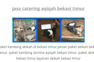 paket kambing  aqiqah di tambun bekasi