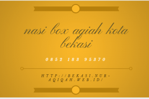 pesan nasi box aqiqah di kota bekasi