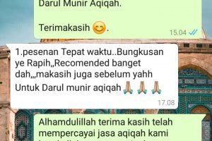 Daftar Menu Aqiqah di Jatiasih Murah