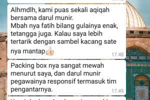 Harga Paket Aqiqah Anak Perempuan Bekasi Murah